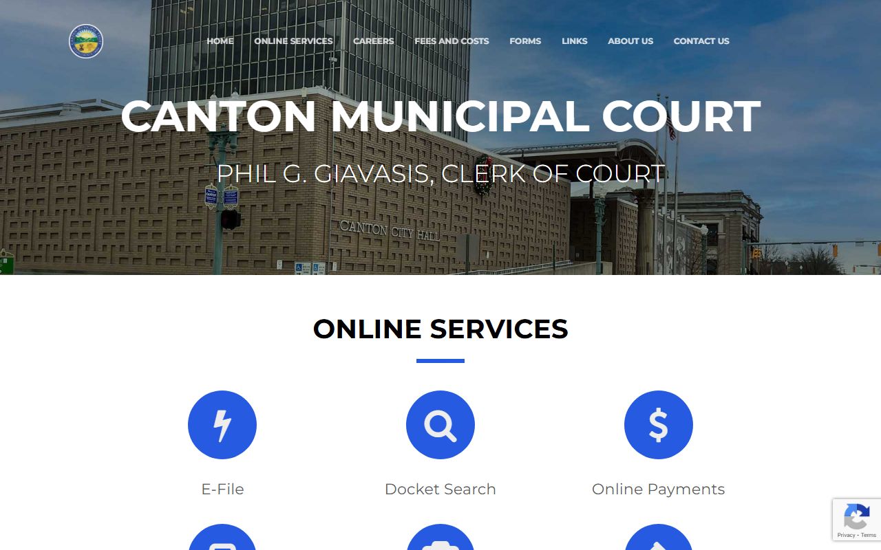 Canton Municipal Court civil court records