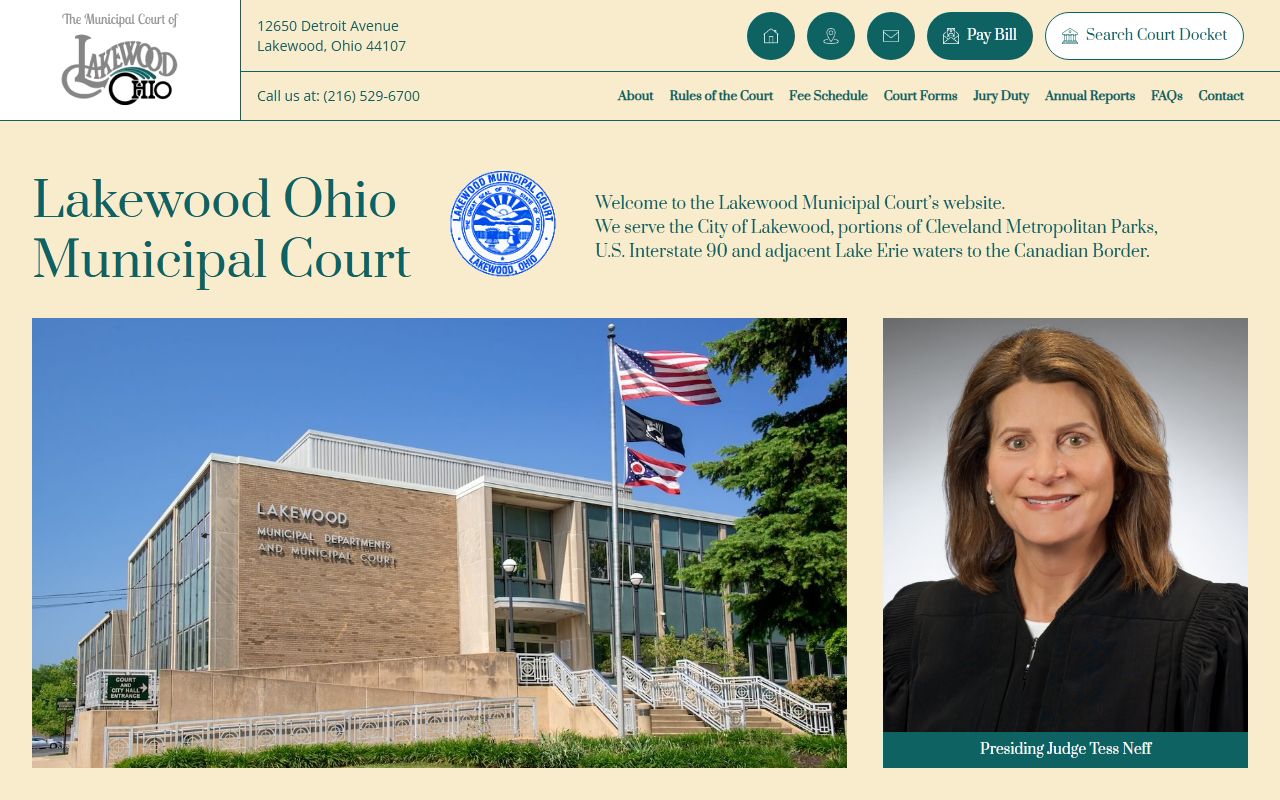 Lakewood Municipal Court Lakewood civil court records