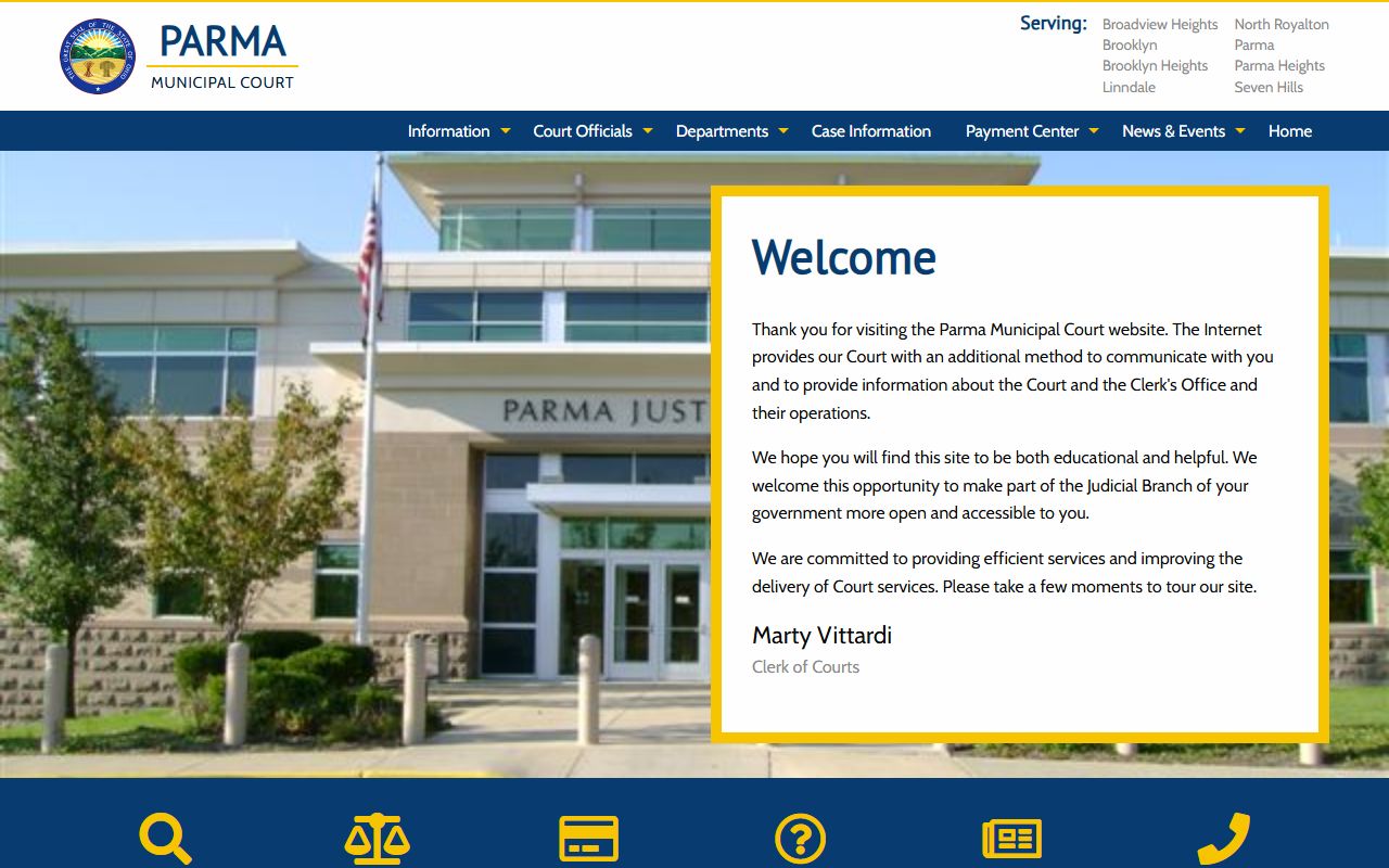 Parma Municipal Court civil court records search