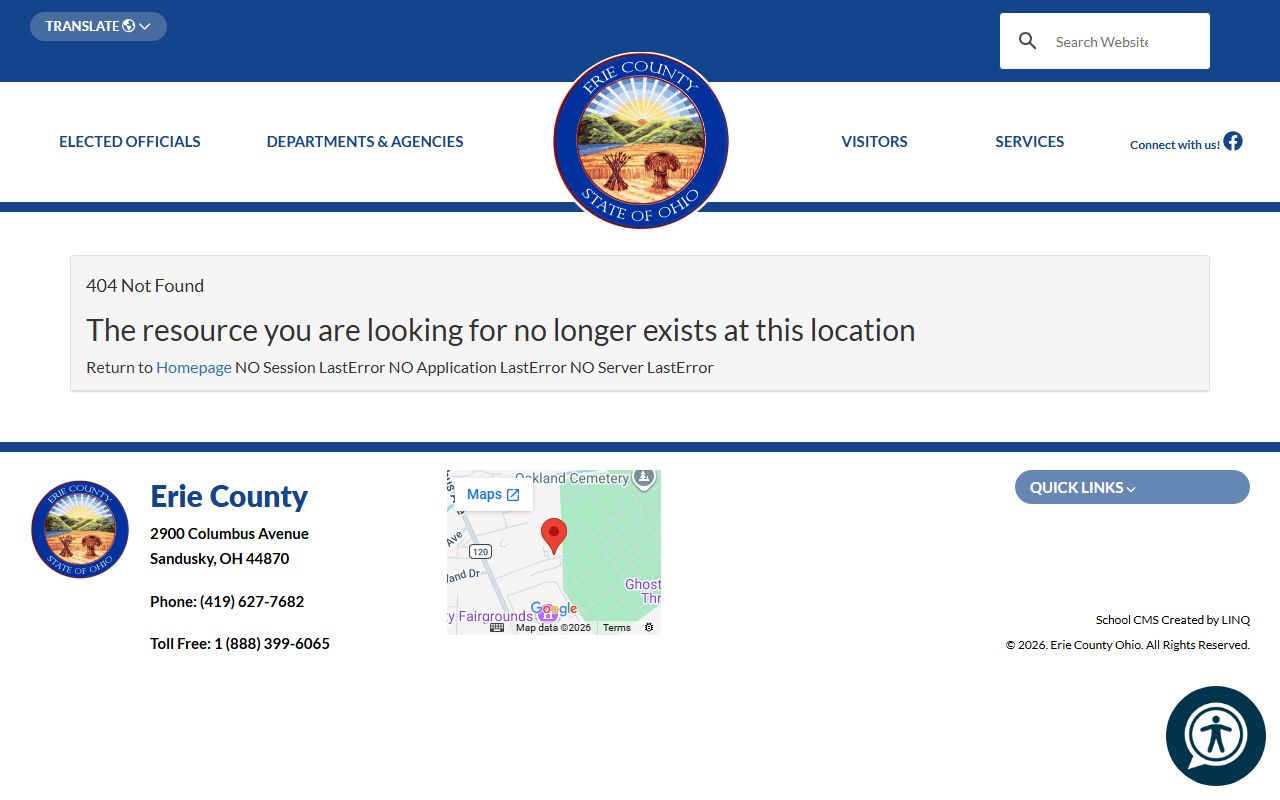 Erie County Clerk of Courts civil court records search portal