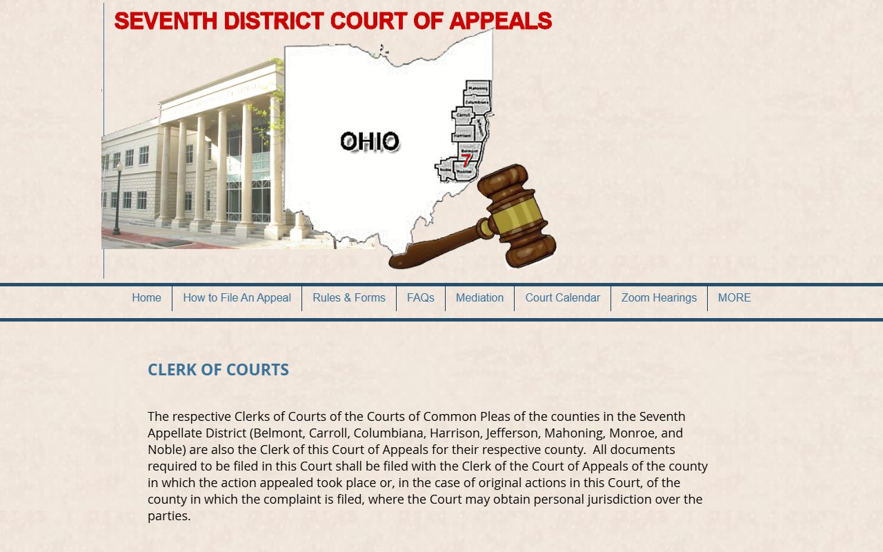 Seventh District Court of Appeals Jefferson County civil court records