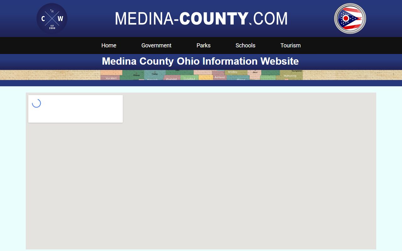 Medina County Clerk of Courts civil court records website